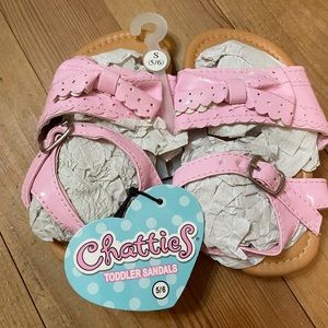 NWT Toddler pink sandals size 5-6